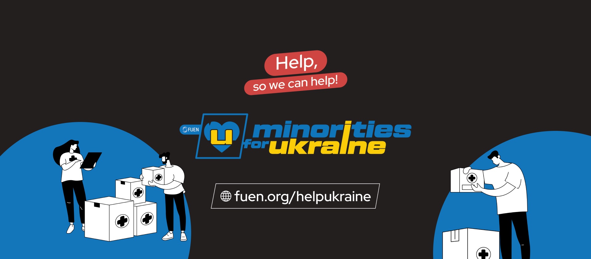 Helft, damit wir helfen können! Minderheiten für Ukraine 